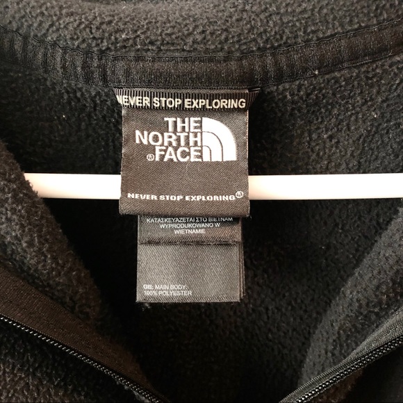 The North Face Black 1/4 Zip Pullover - Picture 4 of 6